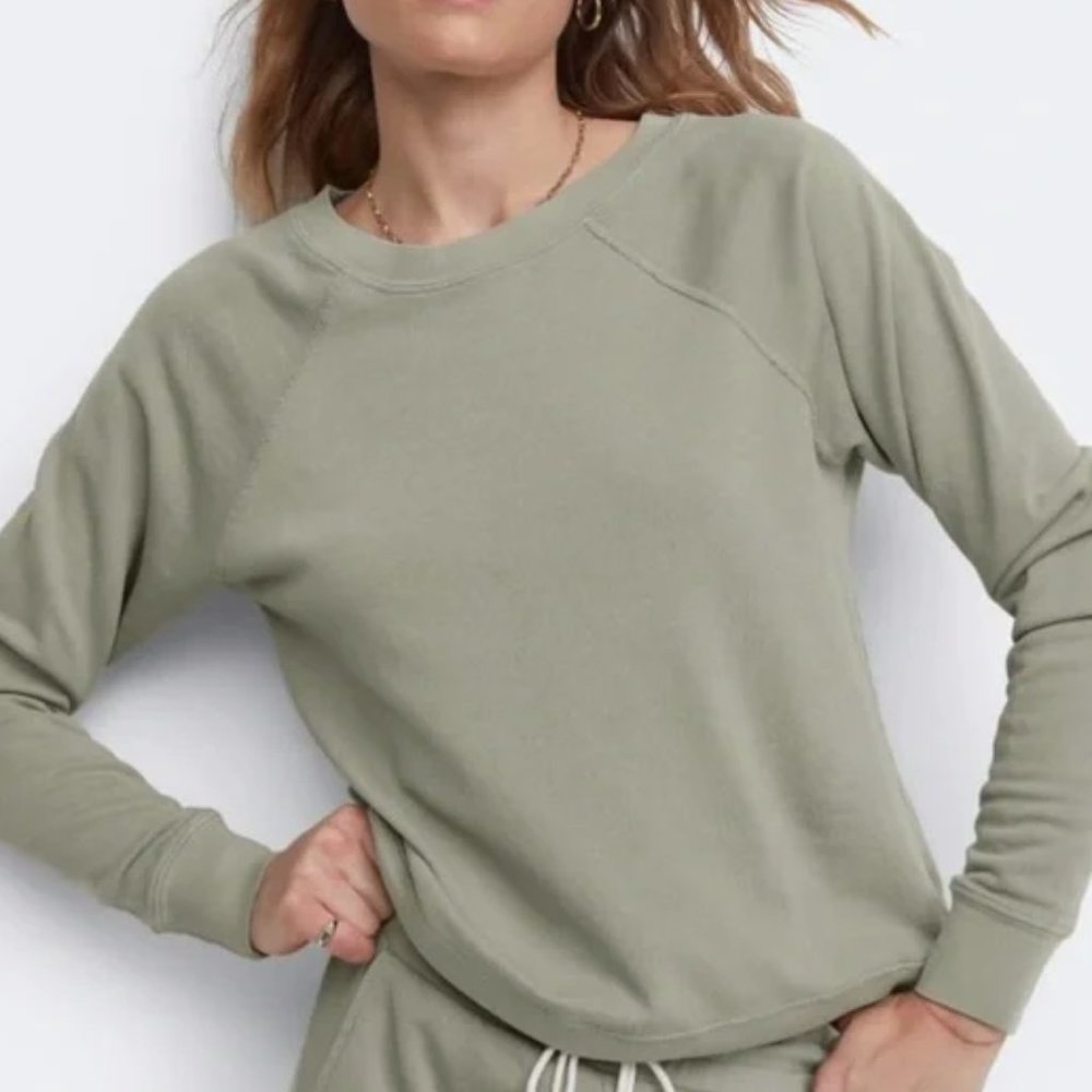 Mate the Label Organic Cotton Crewneck Sweatshirt | M